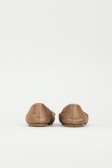 Prada Satin Ruched Flat