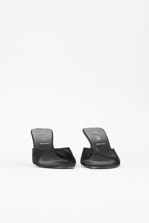 Prada Satin Mule