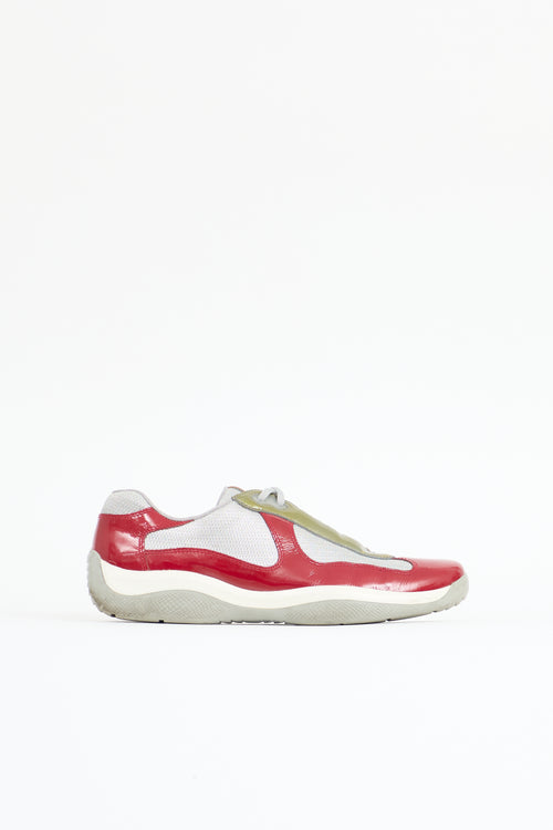 Prada Patent America's Cup Sneaker