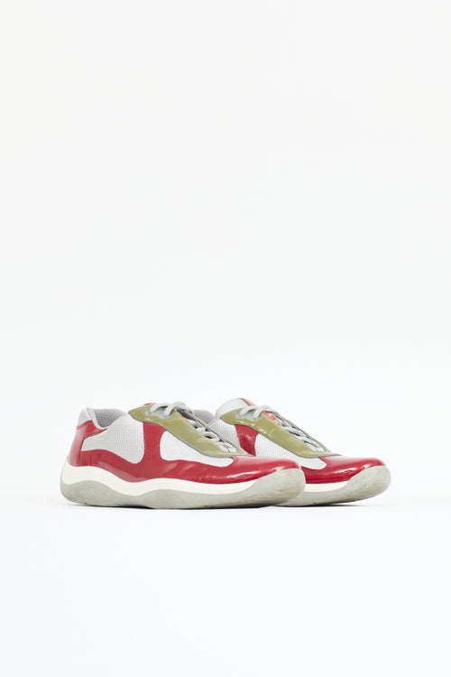 Prada Patent America's Cup Sneaker