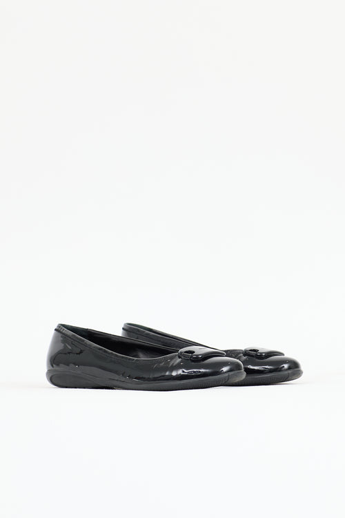 Prada Sport Patent Leather Flat