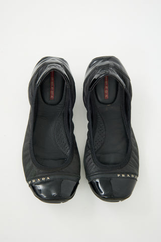 Prada Sport Leather Flat
