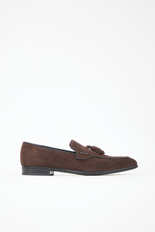 Prada Suede Tassel Loafer