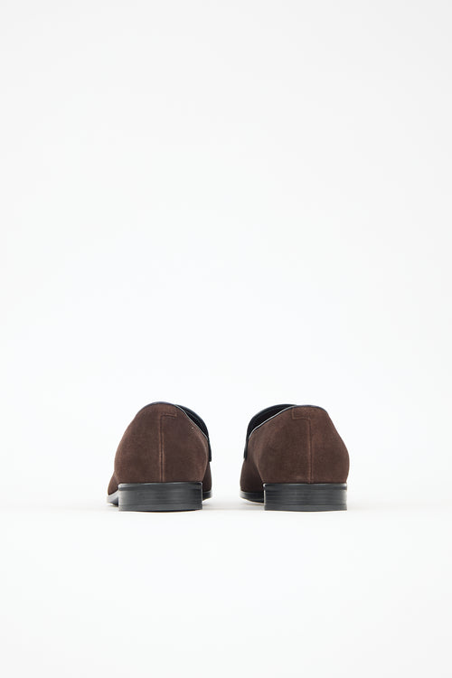 Prada Suede Tassel Loafer
