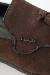 Prada Suede Tassel Loafer