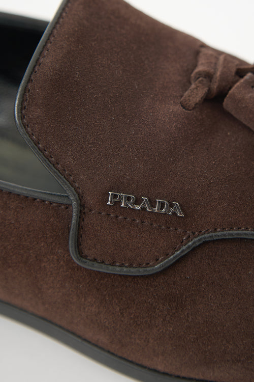 Prada Suede Tassel Loafer