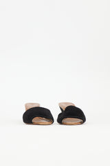 Prada Suede Wedge Mule