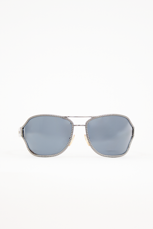 Prada SPR16H Metal Sunglasses