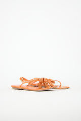 Prada Leather Studded Sandal