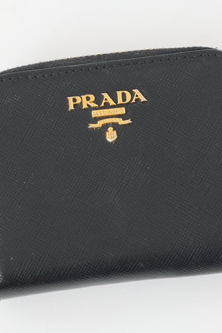 Prada Saffiano Leather Zip