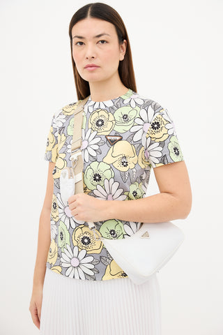 Prada White Re-Nylon Crossbody Bag