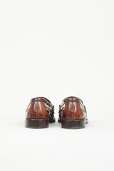 Prada Woven Leather Loafer