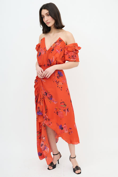 Preen Pre-Fall 2018 Floral Dana Dress