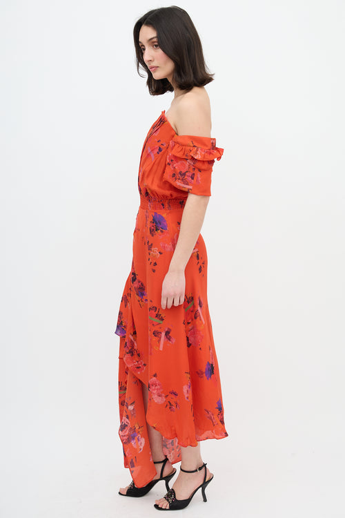 Preen Pre-Fall 2018 Floral Dana Dress