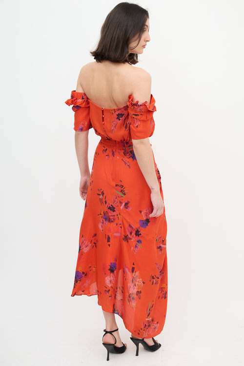 Preen Pre-Fall 2018 Floral Dana Dress