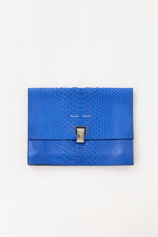 Proenza Schouler Exotic Leather Lunch Clutch