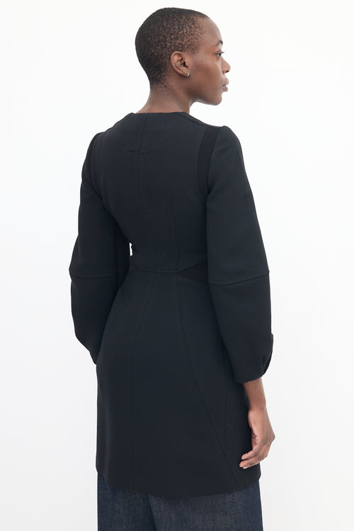 Proenza Schouler Black Structured Double Breasted Coat