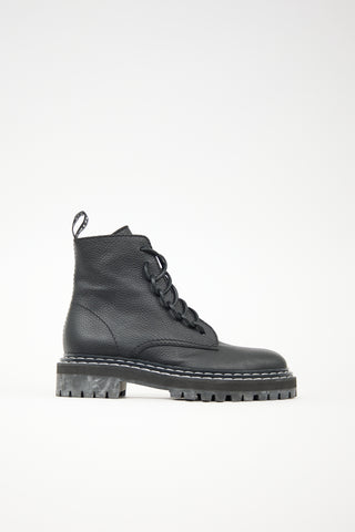 Proenza Schouler Leather Combat Boot