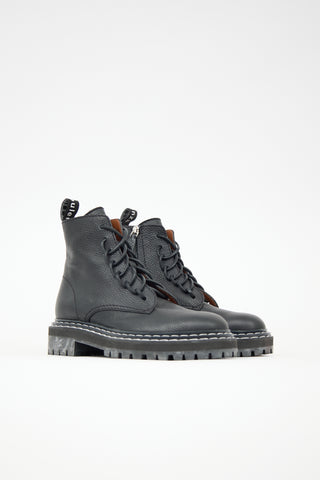 Proenza Schouler Leather Combat Boot