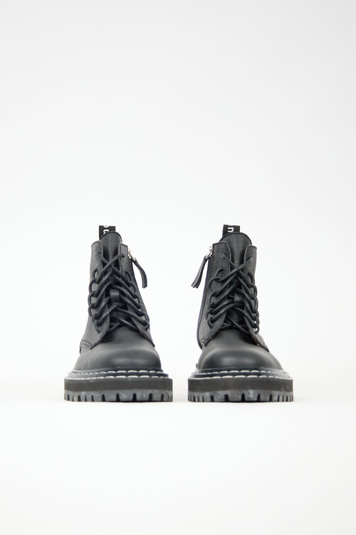 Proenza Schouler Leather Combat Boot