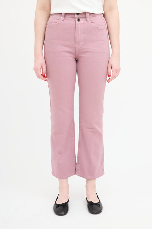 Proenza Schouler Cropped Stovepipe Jeans