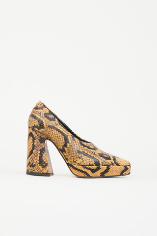 Proenza Schouler Textured Leather Pump