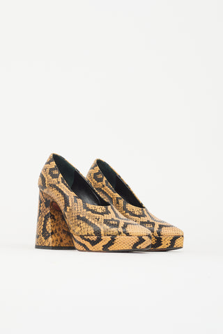 Proenza Schouler Textured Leather Pump