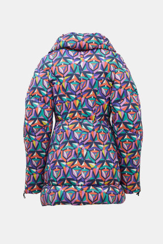 Emilio Pucci Down Printed Puffer Jacket