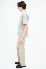 Paa Grey Nylon Short Sleeve Shirt