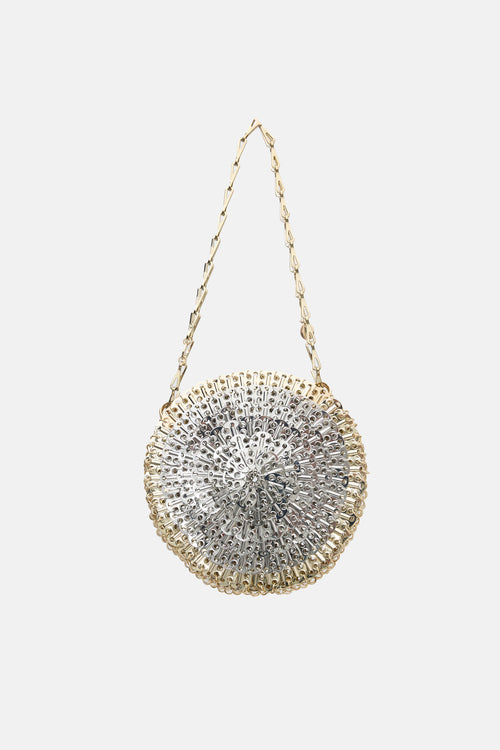 Rabanne Two Tone Chainmail Circle 1969 Bag