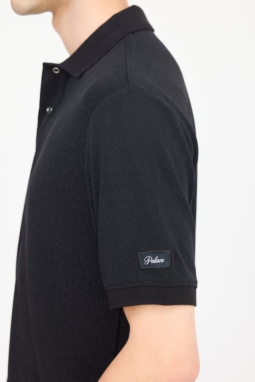 Palace Black Lurex Polo