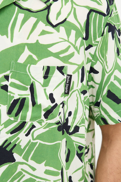 Palm Angels Floral Print Shirt
