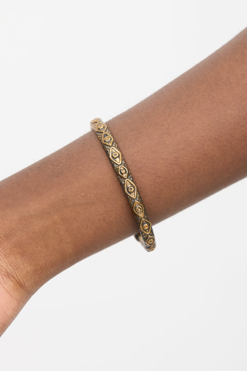 Pamela Love Bronze Textured Cuff