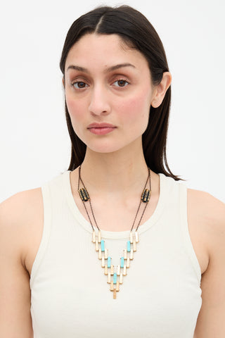 Pamela Love Geometric Bead Necklace