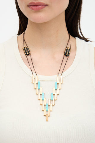 Pamela Love Geometric Bead Necklace