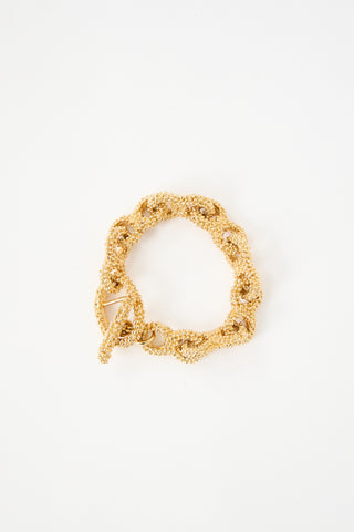 Paola Sighinolfi Vega Textured Chain Bracelet