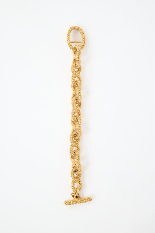 Paola Sighinolfi Vega Textured Chain Bracelet