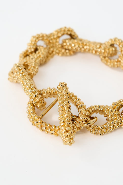 Paola Sighinolfi Vega Textured Chain Bracelet