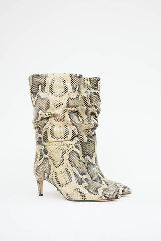 Paris Texas Embossed Slouch Boot