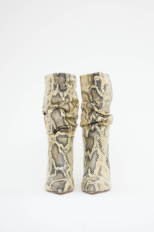 Paris Texas Embossed Slouch Boot