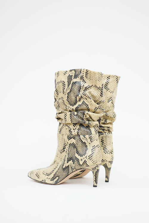 Paris Texas Embossed Slouch Boot