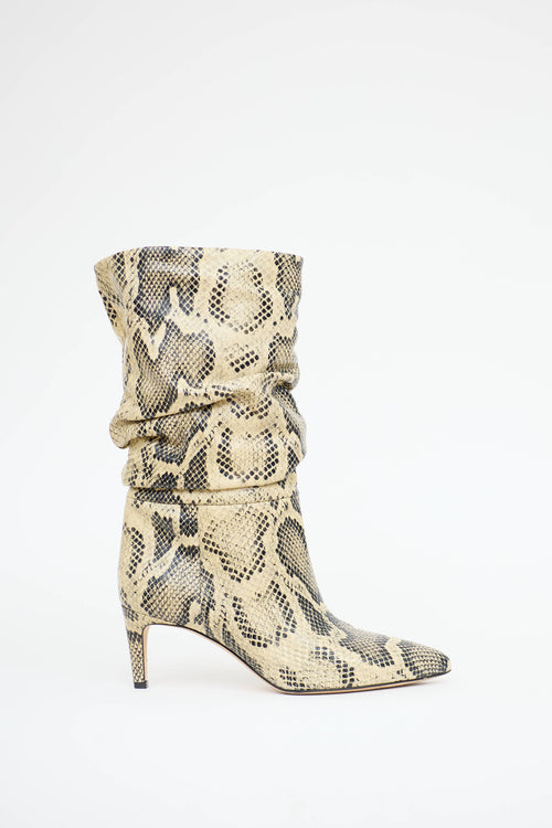 Paris Texas Embossed Slouch Boot