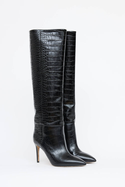 Paris Texas Embossed Tall Boot