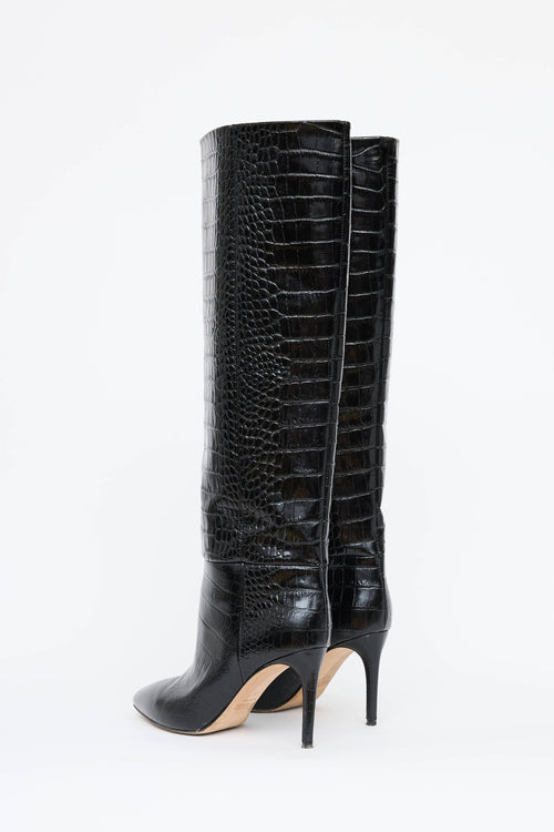 Paris Texas Embossed Tall Boot