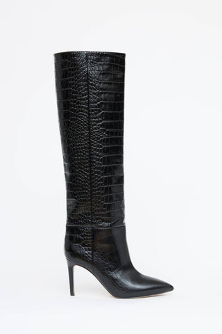 Paris Texas Embossed Tall Boot