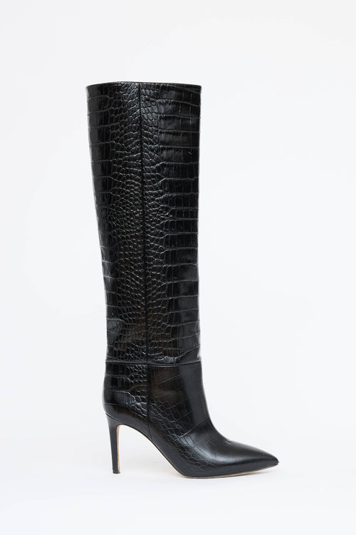 Paris Texas Embossed Tall Boot