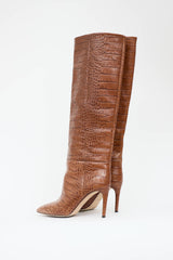 Paris Texas Embossed Knee High Boot