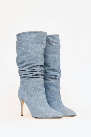 Paris Texas Denim Slouch Boot