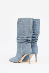 Paris Texas Denim Slouch Boot
