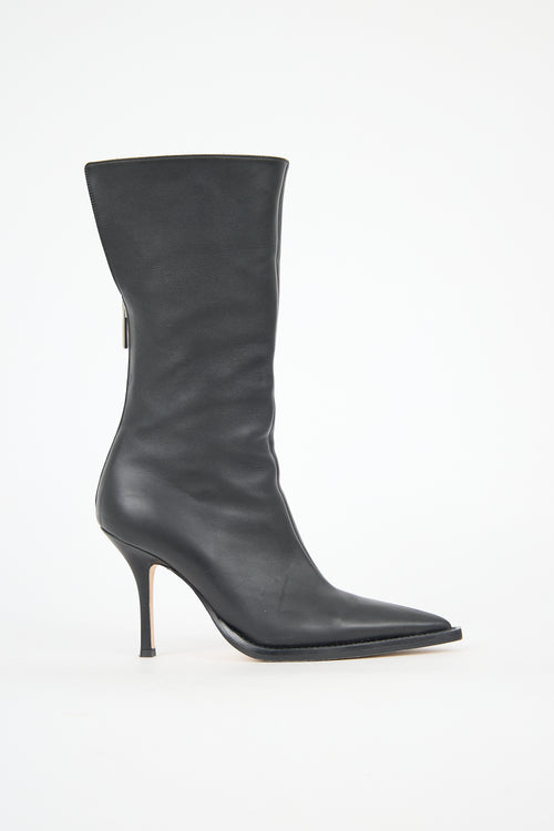 Paris Texas Leather Cutout Boot